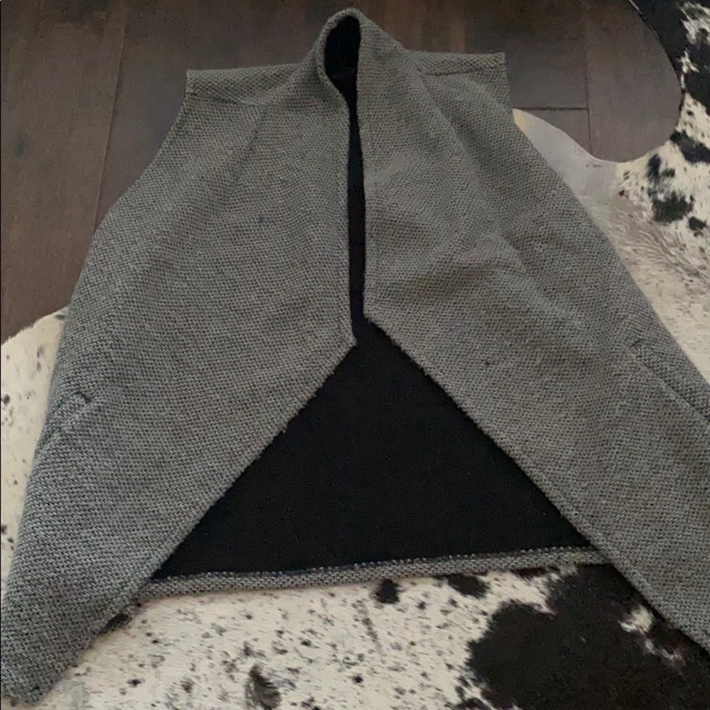 Gray Vest Size S Banana Republic